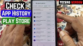 How To Check Your Installed App History in Play Store [upl. by Mcgrody292]