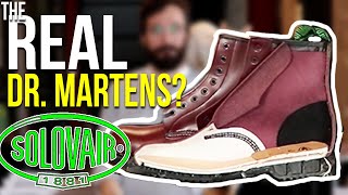 Solovair Boot Review  CUT IN HALF  The quotRealquot Doc Martens Boots Solovair 8 eye Derby Boot [upl. by Ibib]