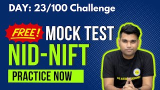 NIFT FREE MOCK TEST PAPER  Exam Practice Paper  NIFT Application Form 2024 [upl. by Roxanna]