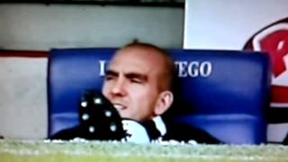 Paolo Di Canio vs Ljajic Delio Rossi Uomo Vero 03052012 [upl. by Tate]