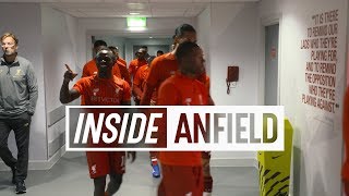 Inside Anfield Liverpool 40 West Ham  Behindthescenes tunnel cam from the opening day win [upl. by Wharton]