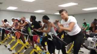 Hip Hop Spin Class with KTX [upl. by Ttevy]