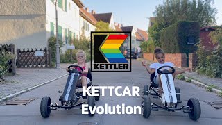 KETTLER KETTCAR Evolution  Fahrspaß pur für Kids ab 5 Jahren  TÜVgeprüft und MADE in Germany 🏎️😍 [upl. by Zenas]