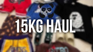 15KG PANDABUY HAUL Weidian amp Taobao Haul Dior Chrome Hearts Balenciaga Bapesta Amiri and More [upl. by Felisha]