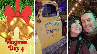 THE 12 DAYS OF VLOGMAS  DAY 4 A Trip to Schnepf Farms for a MEGA Dose of Christmas [upl. by Halik]