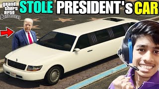 STEALING PRESIDETs CAR IN GTA THE WORST MISTAKE EVER  GTA SAN ANDREAS [upl. by Esiahc323]