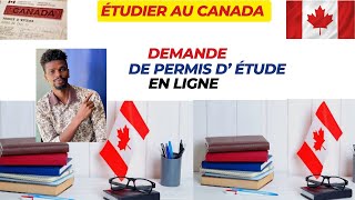 Voici la procédure pour déposer son visa étudiant en ligne  Permis détude [upl. by Sterling217]