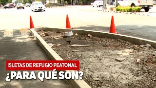 ¿USTED SABE QUÉ SON LAS ISLETAS DE REFUGIO PEATONAL [upl. by Ainwat703]