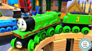 Thomas Wooden Railway Autumn Track Build [upl. by Kancler]