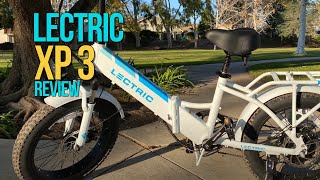 Lectric XP 3 Folding Ebike Review Pros and Cons [upl. by Hooke451]