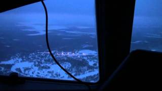 Cockpit Transavia B737800 landing op Rovaniemi Finland [upl. by Catina282]