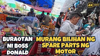 MURANG MGA SPARE PARTS NG MOTOR SA BURAOTAN NI BOSS DONALD SA STO NINO MEYCAUAYAN BULACAN [upl. by Aicad]