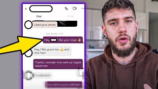 How To Text Girls On Dating Apps 📲 Full Text Breakdown On Hinge [upl. by Vharat127]