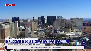 35 million people visited Las Vegas in April including 500000 conventiongoers [upl. by Natye167]