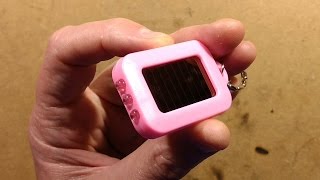 Pink solar flashlight Real or fake charging circuitry Place bets now [upl. by Irena]