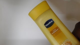 Vaseline Total Moisture Lotion Quick review and Swatch [upl. by Lawley]