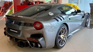 Ferrari F12 TDF in Grigio Ferro Walkaround [upl. by Weasner]