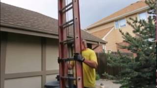 Setting Up Extension Ladder [upl. by Kela345]