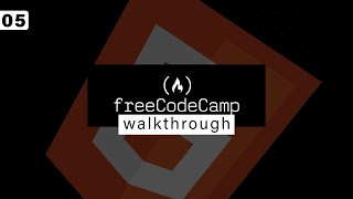 Free Code Camp Walkthrough 5  HTMLCSS  Survey Form Certification Project [upl. by Gnoix]