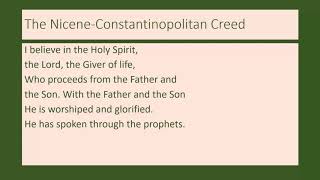 The Nicene Constantinopolitan Creed [upl. by Kreitman]