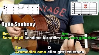 Ogün SanlısoySaydım Gitar Dersi  Başlangıç Seviye [upl. by Abrahamsen728]