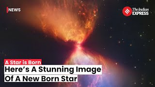 NASA shares videos of a newborn star captured on James Webb Space telescope [upl. by Zulema216]