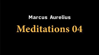 Marcus Aurelius Meditations 04 read in reconstructed Ancient Attic Greek by Ioannis Stratakis [upl. by Enileuqkcaj]