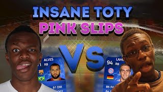 INSANE TOTY PINK SLIPS  KSI Vs ComedyShortsGamer FIFA 14 [upl. by Aliban]