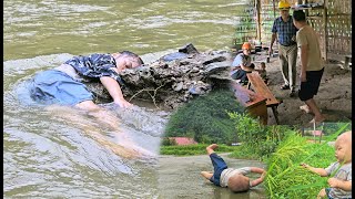 Single mother  director mobilizes human resources to find single mother swept away by floodwaters [upl. by Aramit964]