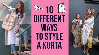 10 Ways To Style Your Kurta  Sejal Kumar [upl. by Figueroa]