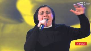 Suor Cristina Scuccia  No One  Alicia Keys [upl. by Lerrehs]