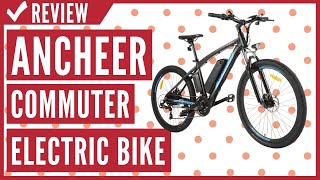 ANCHEER Electric Bike 48V 500W 275quot Commuter Electric Bike Review [upl. by Knarf]