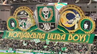 Hammarby  Häcken 20 2024 ULTRA BOYS 25 ÅR TIFO [upl. by Nabroc]