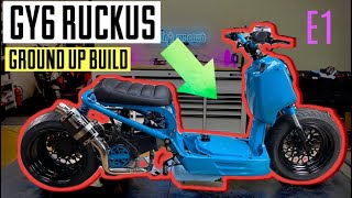 GY6 RUCKUS GROUND UP BUILD SERIES Episode 1 [upl. by Leirea196]