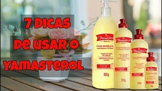 7 DICAS DE COMO USAR O YAMASTEROL NO CABELO [upl. by Vasyuta]