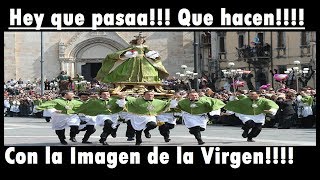 Mira lo que hacen con la imagen de la virgen Maria en la procesión de Pascua en Italia [upl. by Pickford]