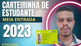 CARTEIRINHA DE ESTUDANTE 2023 e 2024  SOLICITE AGORA DE UM JEITO FACIL MEIA ENTRADA [upl. by Alad]