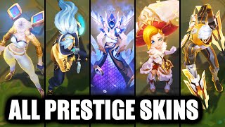 All Prestige Skins Spotlight League of Legends [upl. by Gillman702]