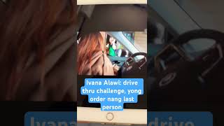 Ivana Alawi And family Drive thru challenge reactionvideo shorts ivanaalawi [upl. by Nylle]