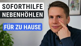 Soforthilfe Nasennebenhöhlenentzündungverstopfung durch Akupressur 👃 [upl. by Alegnasor]