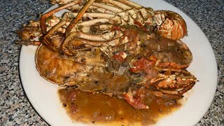 How To Make Lobster In Coconut Sauce Jamaican Style  Cooking With TZampC [upl. by Daisey]