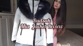 ❄️Rudsak Mia Jacket Review and Unboxing Optic White XS [upl. by Dnalrah884]