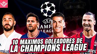 10 Máximos GOLEADORES de la CHAMPIONS League en la Historia  No Creerás el 5 [upl. by Elke]