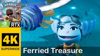 Ferried Treasure  Sackboy A Big Adventure  Walkthrough No Commentary 4K RTX SUPERWIDE [upl. by Niloc]