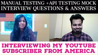 Manual Testing Interview Questions for 35 YOE  Interviewing my Subscriber from USA [upl. by Peltz]