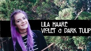 Lila Haare mit Pink Stich Directions Violet amp Dark Tulip  Janina Alaska [upl. by Arleen885]