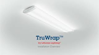 Lithonia Lighting TruWrap Curved Wide and Medium Installation Video [upl. by Artenek]