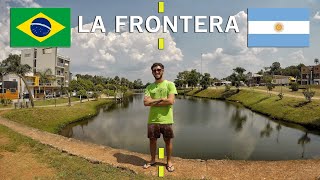 EN ESTE LUGAR SE CRUZA LA FRONTERA CAMINANDO  Bernardo de Irigoyen  Misiones [upl. by Miksen]