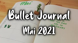 Mai 2021 im Bullet Journal  Monatsübersicht  Monthly Log  Plan with me GermanDeutsch [upl. by Riannon]