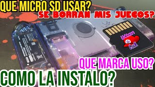 MEMORIA MICRO SD PARA NINTENDO SWITCH 2024 como aumentar la memoria nintendo switch [upl. by Waverly]